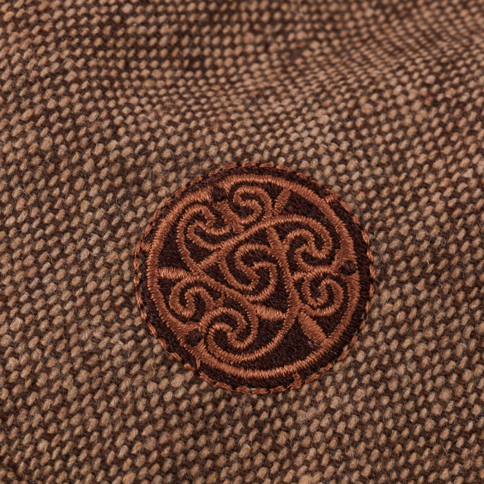 Patrick Francis Flat Cap Brown Tweed
