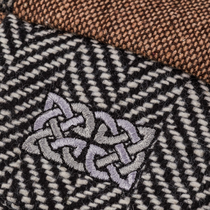 Patrick Francis Flat Cap Multi Tweed Brown/Grey