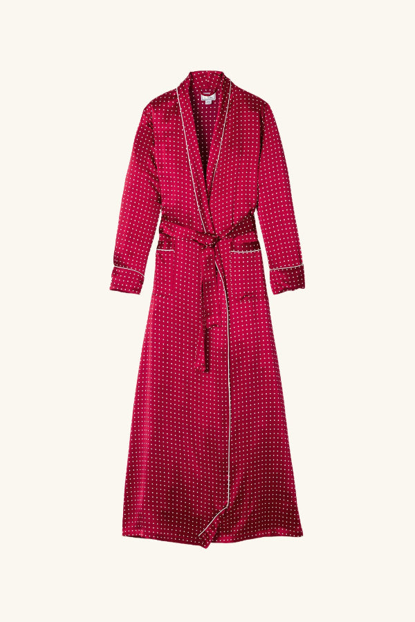 Red patterned robe on a white background | ALT GRID | Exclude