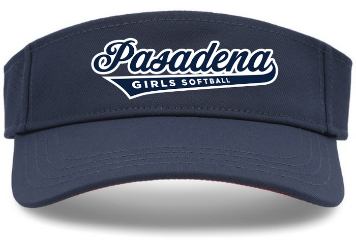 PGSA Visor | Navy (Logo: Navy/White Pasadena)