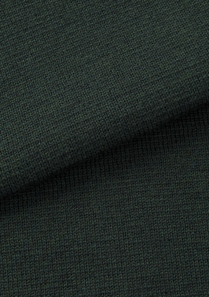Pine Green Merino Knit Gilet, Gilet - SIRPLUS