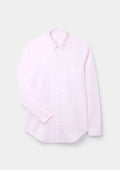 Pink Cotton Linen Shirt, Collar Shirt - SIRPLUS