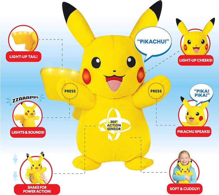 Pokemon Plush Power Action Pikachu