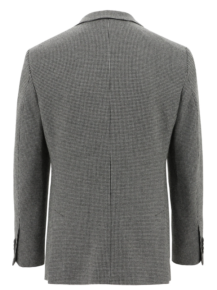 Prato Monochrome Mini Houndstooth Sports Jacket