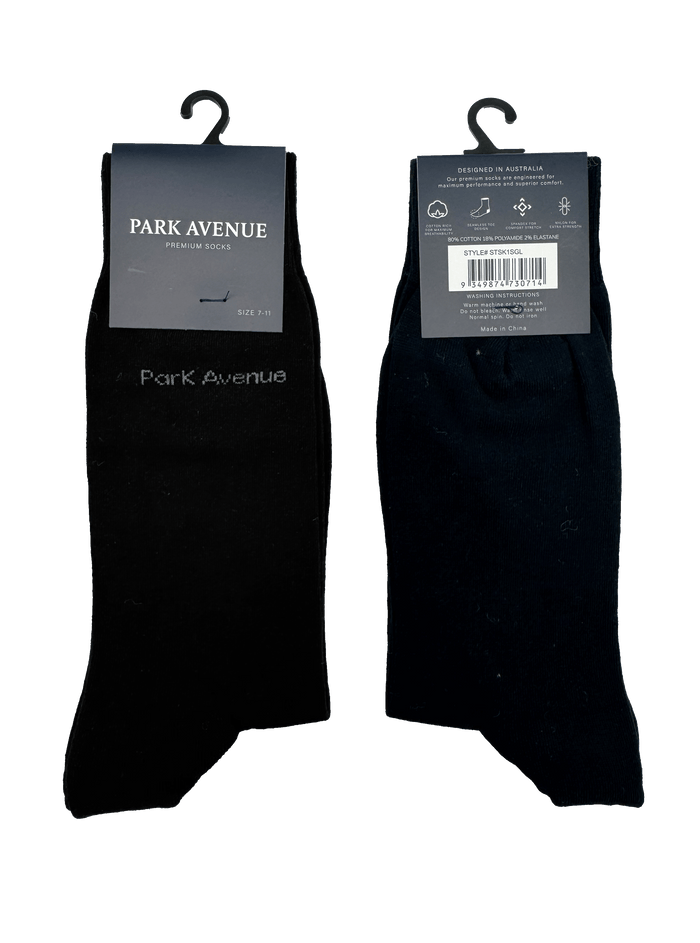 Premium Black Socks - Single