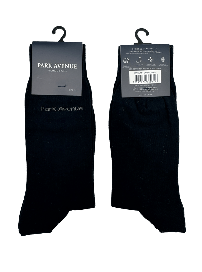 Premium Navy Socks - Single