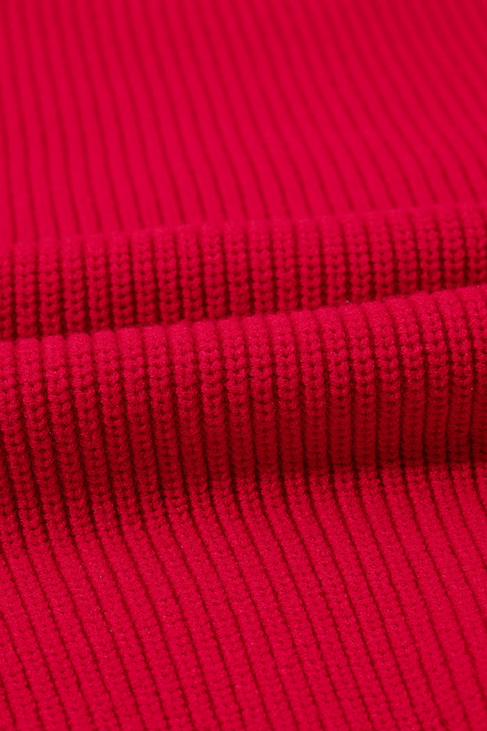 Pull Racing Red à col rond grande taille *