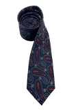 Reade Burgundy Paisley Silk Tie