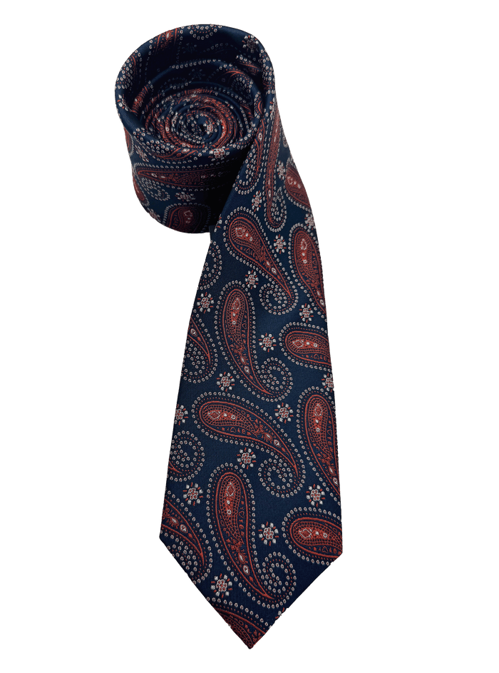 Reade Red Paisley Silk Tie