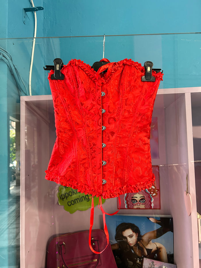 Red Lace Corset (XXS)