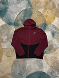 Reebok Burgundy and Black Windbreaker