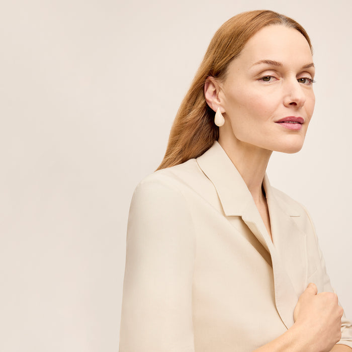 image of the reese earring in cream | Exclude