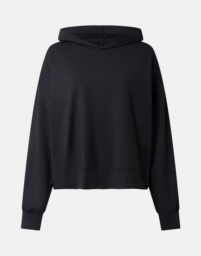 Relaxed Hoodie in Black