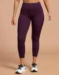 Relentless 7/8 Legging in Grape Noir
