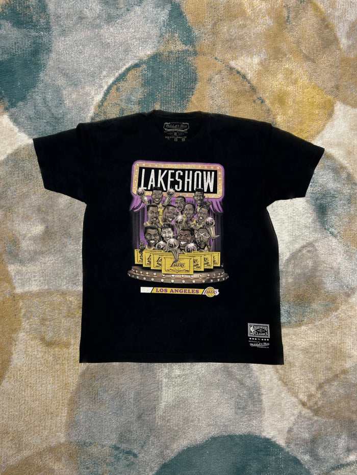 Retro Lakers Black T-shirt