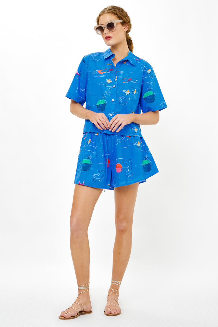 Riley Shorts- Dip Blue