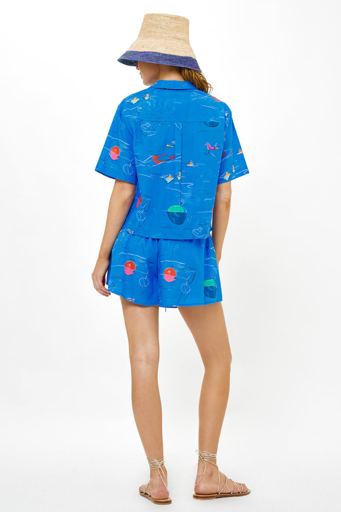 Riley Shorts- Dip Blue