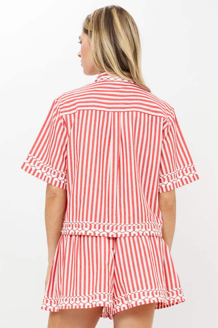 Riley Shorts- Sconset Red