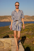 Riley Shorts- Solana Blue