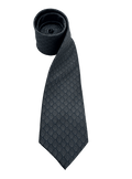 Rockefeller Navy Dot Grid Tie