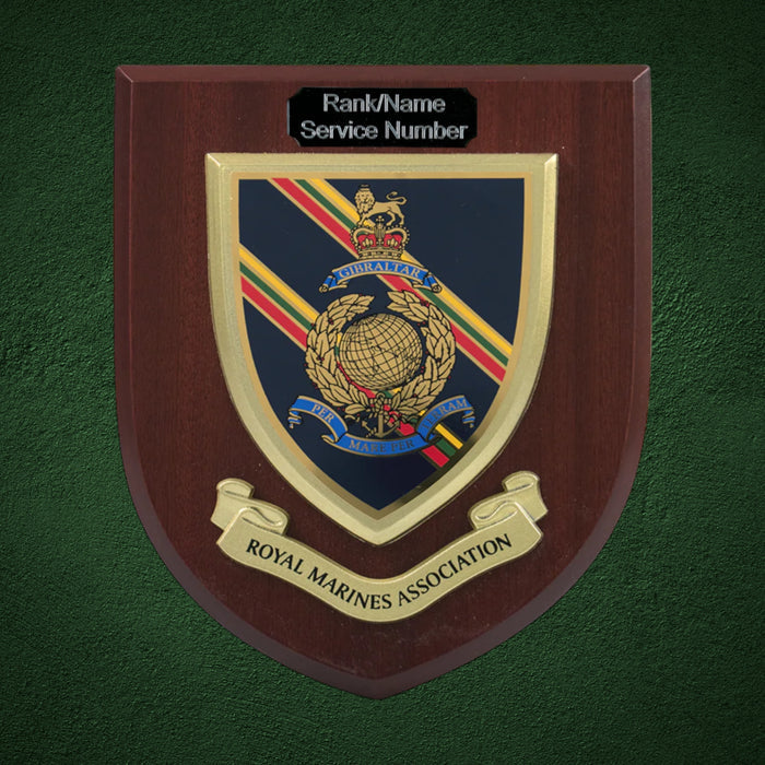 Royal Marines Association Plaque