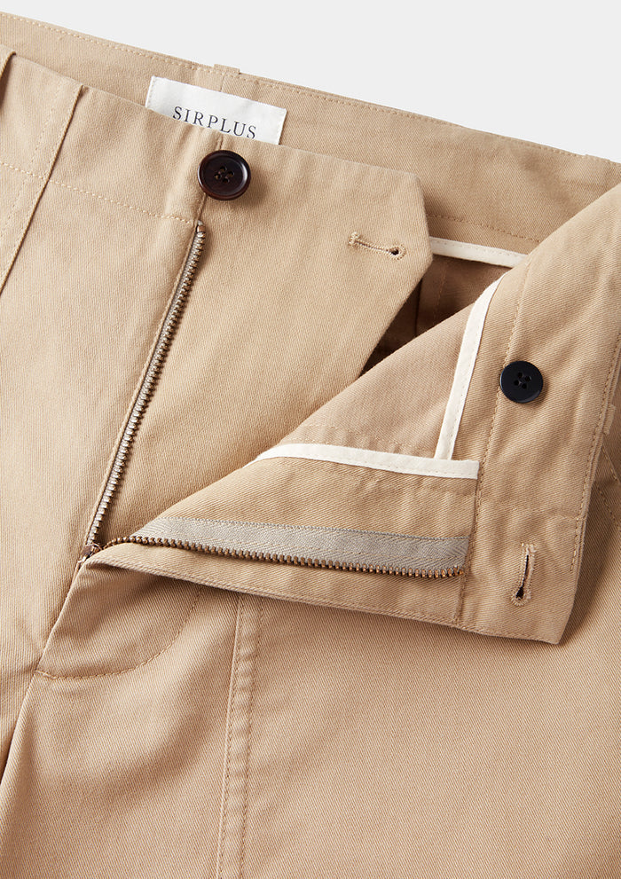 Sand Cotton Utility Trouser, Casual Trousers - SIRPLUS