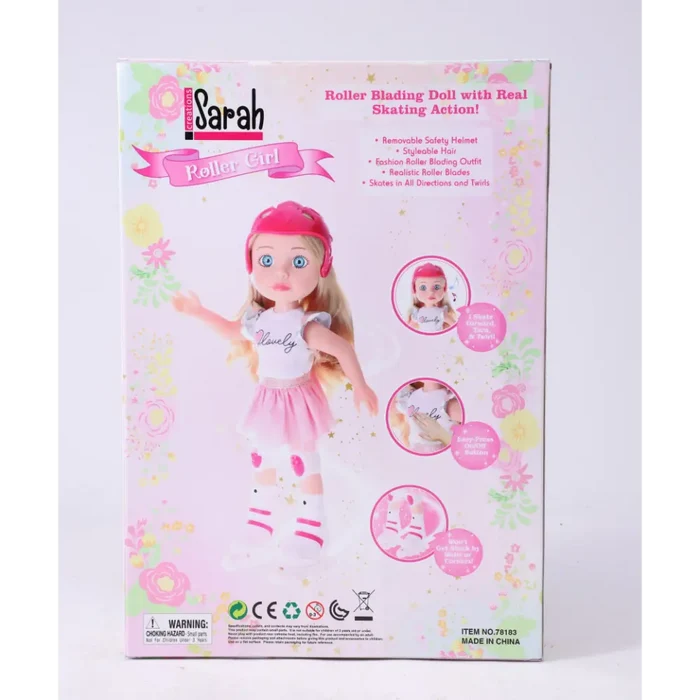 Sarah Creation 14 Inch Skate Doll Battery Operated