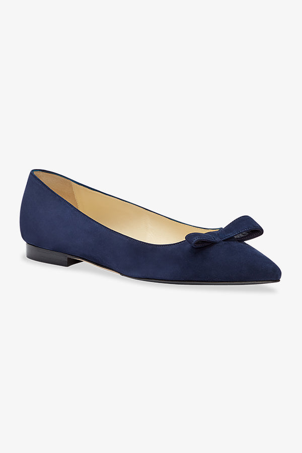 image of the natalie flat in navy | Exclude | Grid