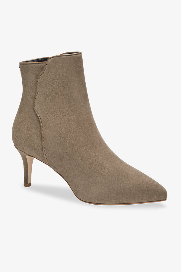 image of the perfect dress bootie in taupe suede | Exclude | Grid
