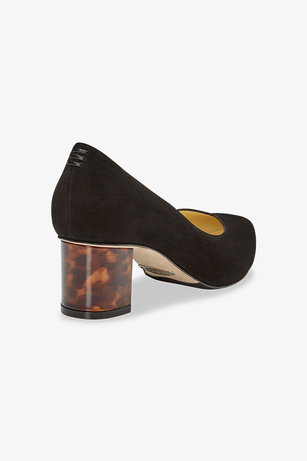 image of the perfect perfect emma pump in black suede | Exclude | Grid Hover