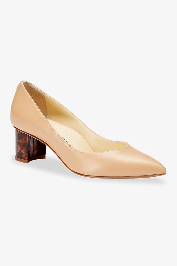 image of the perfect emma pump in sand calf | Exclude | Grid