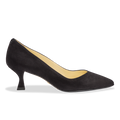 Sarah Flint Perfect Kitten Pump 50 :: Black Suede