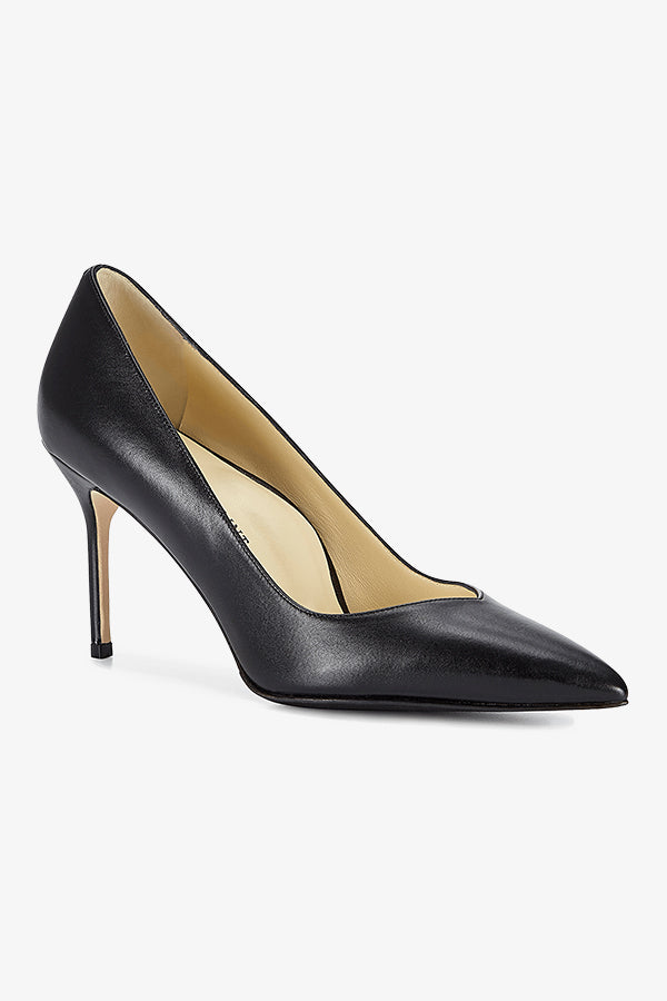 image of the perfect pump in black calf | Exclude | Grid