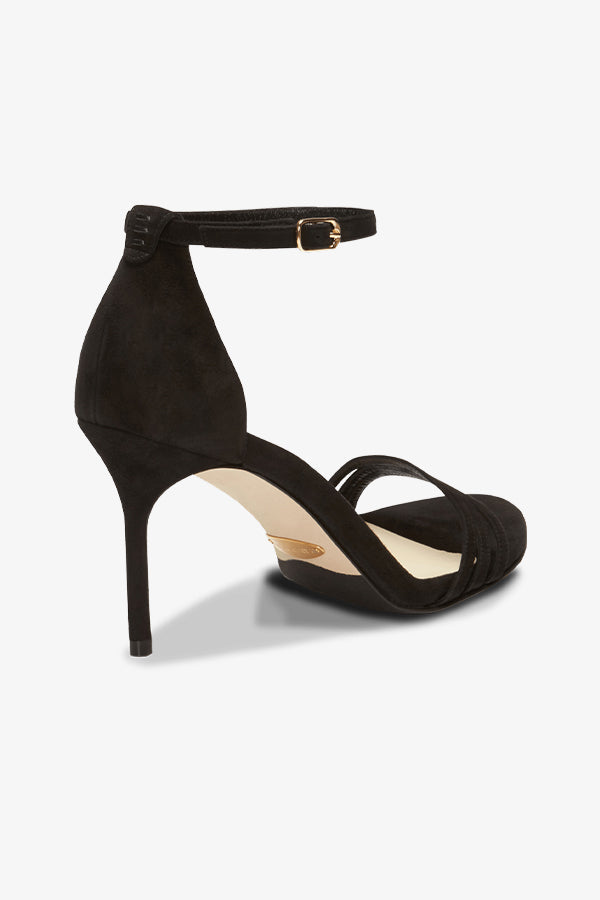 image of the perfect sandal in black suede | Exclude | Grid Hover