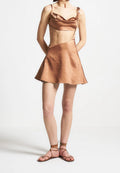satin-bralette-fluted-mini-dress-bronze