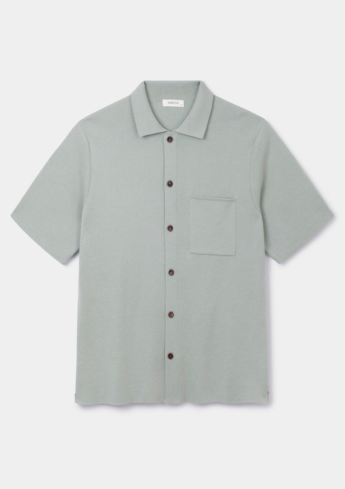 Seaglass Cotton Knit Polo, Polo Shirt - SIRPLUS
