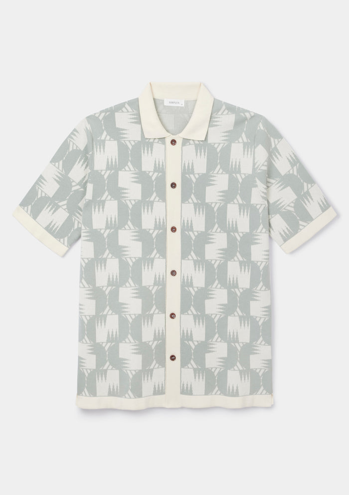 Seaglass Underground Tapestry Jacquard Polo, Polo Shirt - SIRPLUS