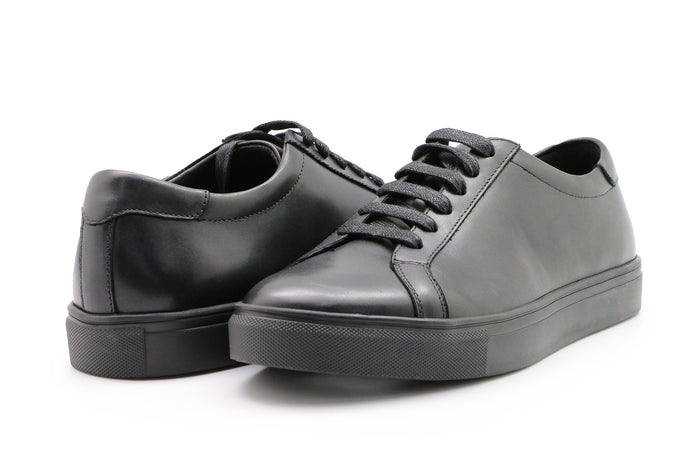 Sebastian Black Leather Sneaker