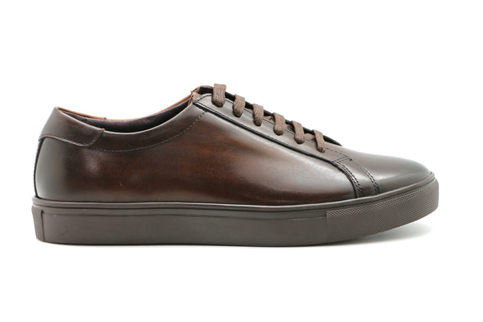 Sebastian Chocolate Leather Sneaker