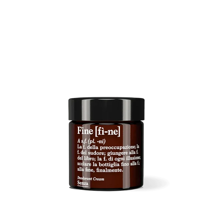 SENZA DEODORANT CREAM, GLASS JAR
