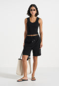 sh001-unisex-cotton-shorts-black