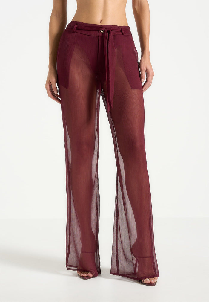 sheer-belted-trousers-wine-red