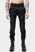 JULIUS_7 | AW23 - Shell Knee Skinny Wool Pants