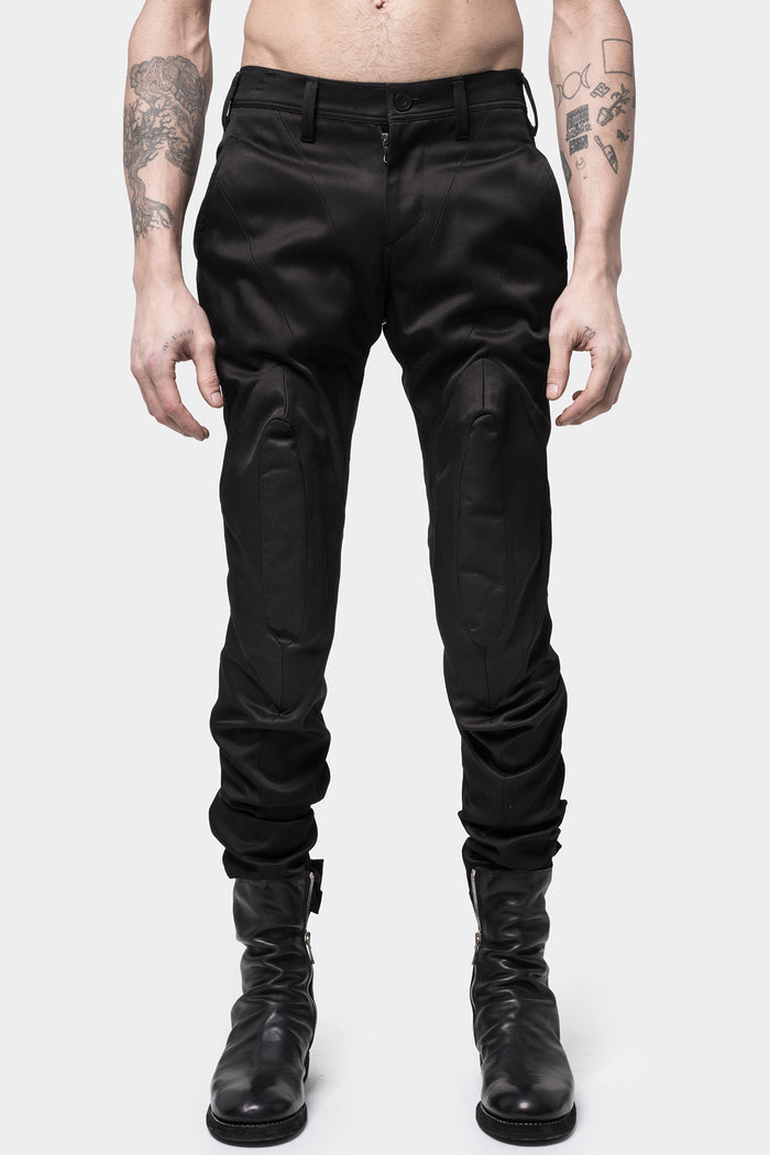 JULIUS_7 | AW23 - Shell Knee Skinny Wool Pants