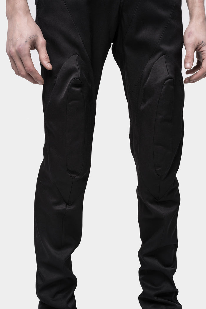 JULIUS_7 | AW23 - Shell Knee Skinny Wool Pants