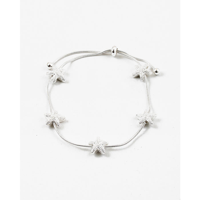 silver starfish bracelet