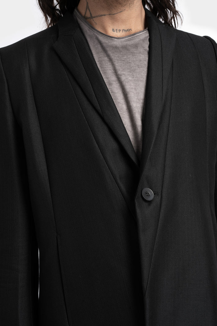 Julius_7 | AW24 - Single button wool blend blazer