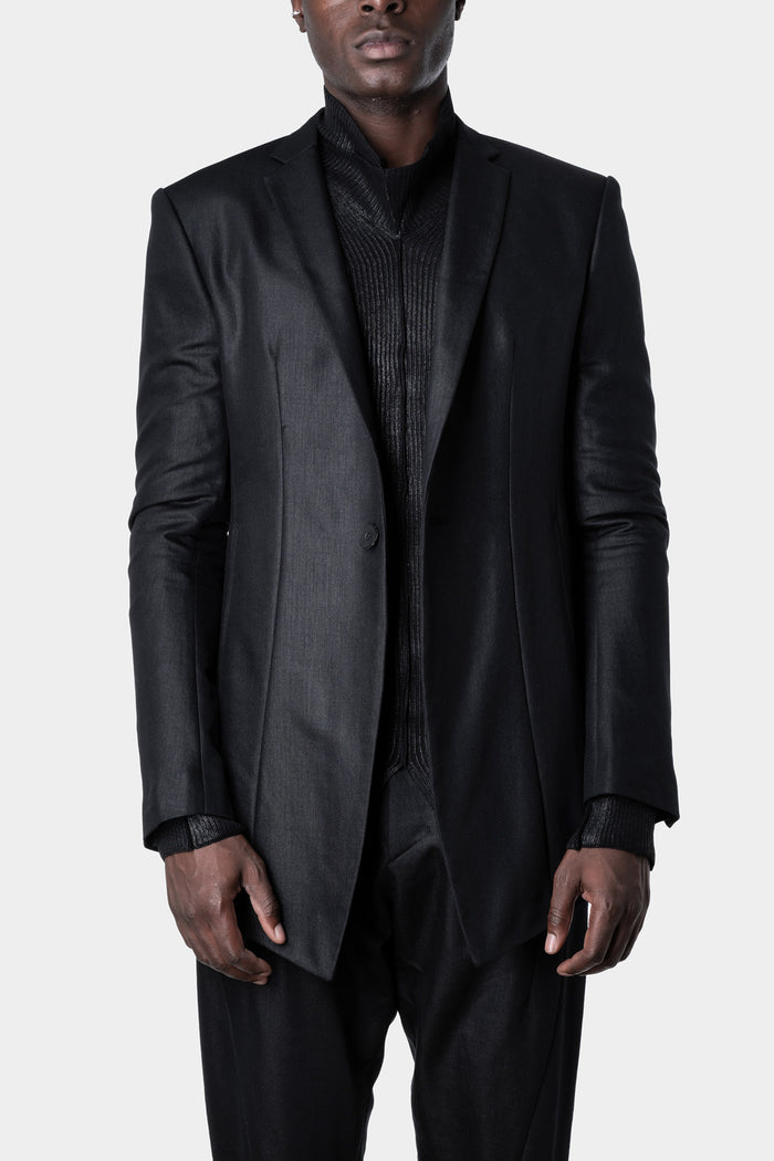 JULIUS_7 | Permanent collection - Single button wool twill blazer