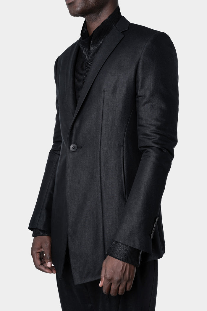 JULIUS_7 | Permanent collection - Single button wool twill blazer