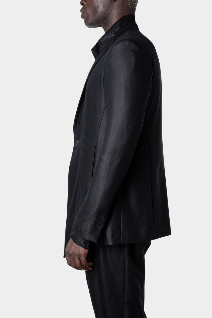 JULIUS_7 | Permanent collection - Single button wool twill blazer